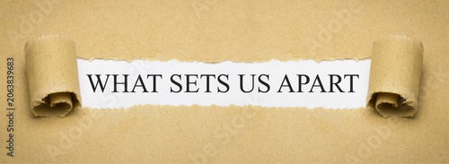 Photos what sets us apart