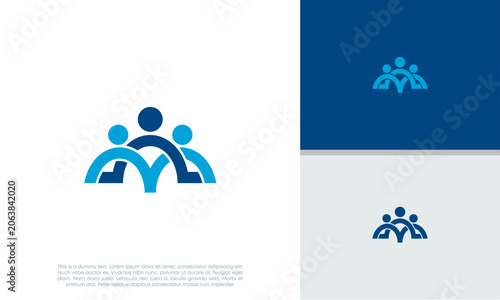 Human Resources Consulting Company, Global Community Logo.