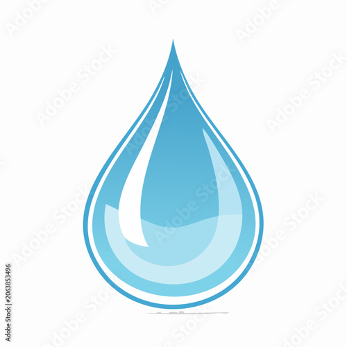 Blue Water Drop Icon