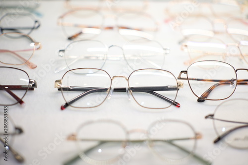 glasses on the map