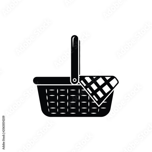 Picnic Basket Icon.