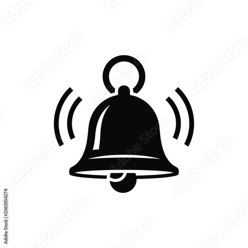Ringing Bell Icon Notification Alert.