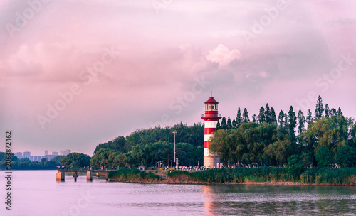 lighthouse on the coast