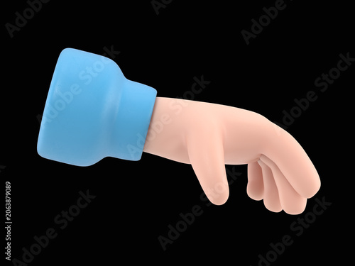 Cuadro en lienzo Cartoon Gesture Icon Mockup
