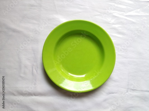 Fotografie empty green plate
