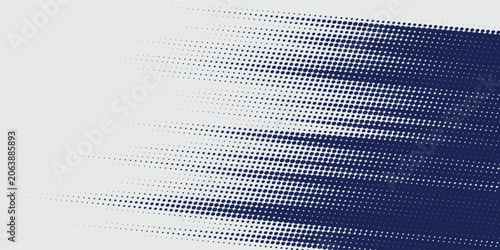 Canvas Print Abstract halftone wave dots background
