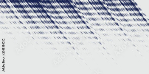 Canvas Print Abstract halftone wave dots background