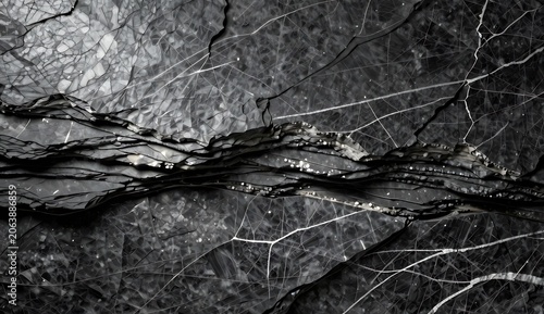 A Grungy Dark Scratched Metal Surface Backdrop