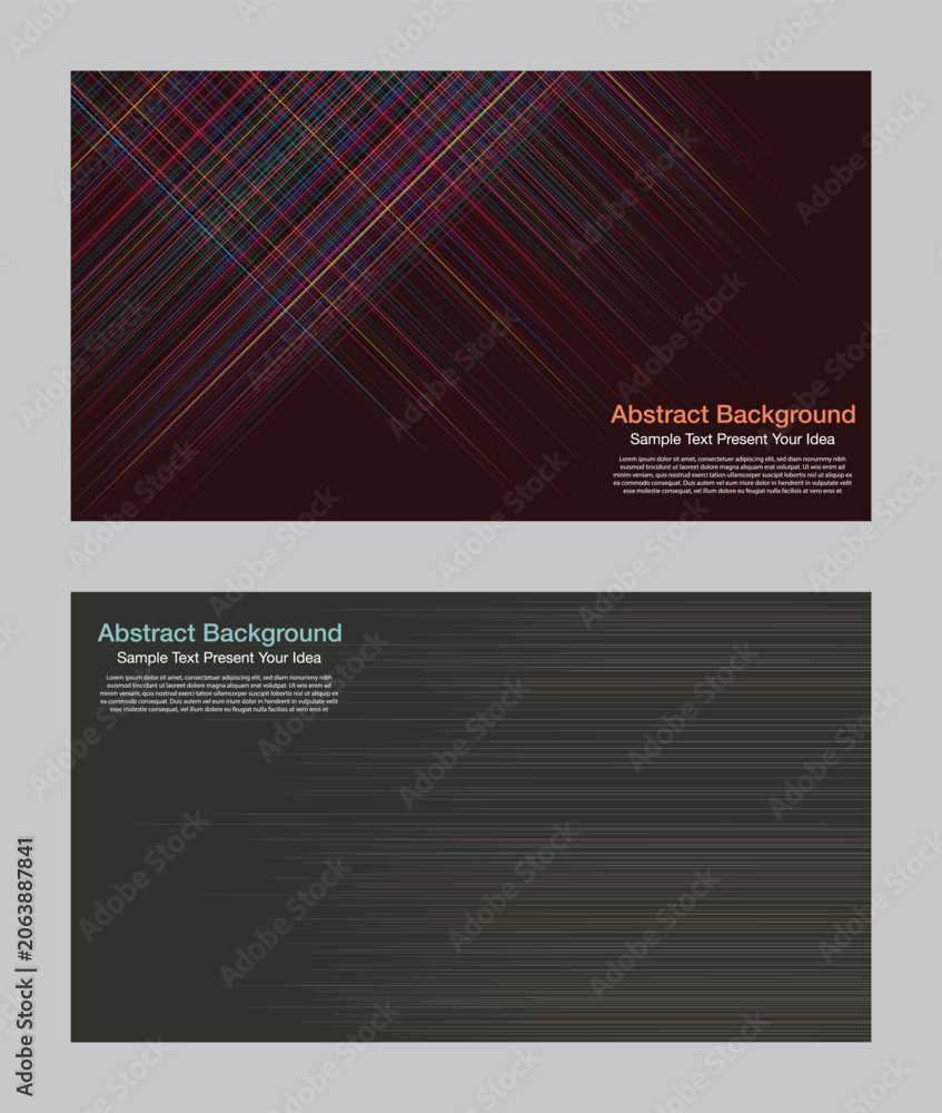 Fototapeta premium Abstract vector background featuring dynamic line structures, visual rhythm, and continuous geometric flow. Ideal for websites, presentations, banners, cover page, and corporate branding.
