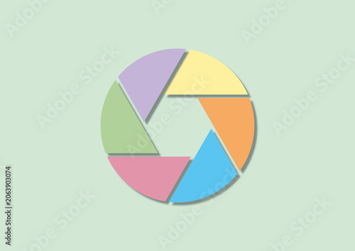 Camera aperture, illustration