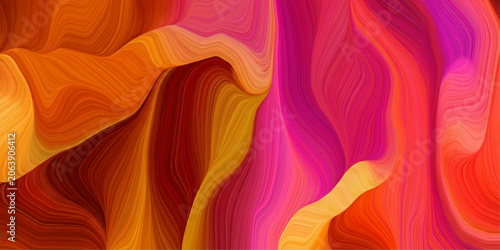 Canvastavla Vibrant, flowing waves of warm orange and fiery pink hues create an abstract, painterly texture, evoking a sense of energy and passion