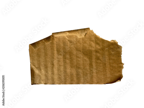 Fotografie Dried ancient wooden bread slice with rustic texture