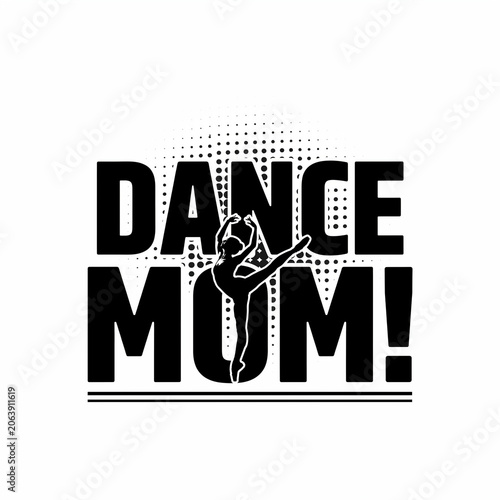 Female dance art logo, ballet dance class logo
