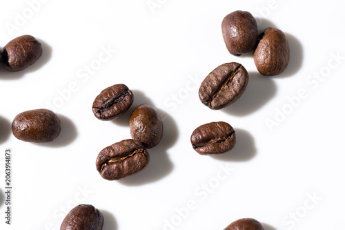 コーヒー豆のアップ