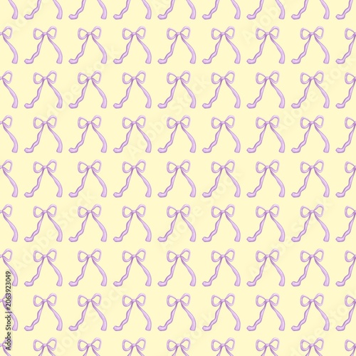 seamless bow pattern