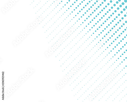 sky halftone gradient dot pattern on transparent background
