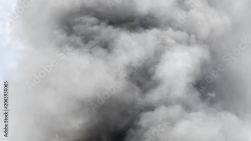 smoke in the sky