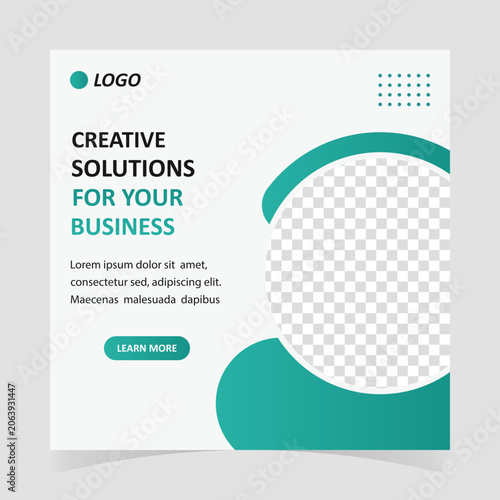 Creative Business Solutions Corporate Social Media Banner Template