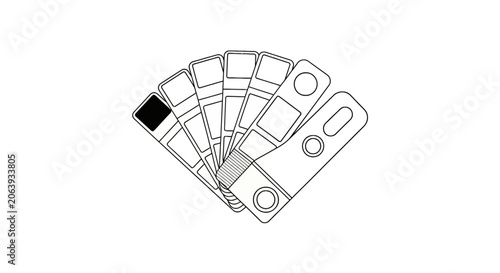 Collection of mobile phone parts.