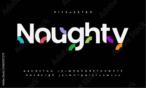 Typography black and white 