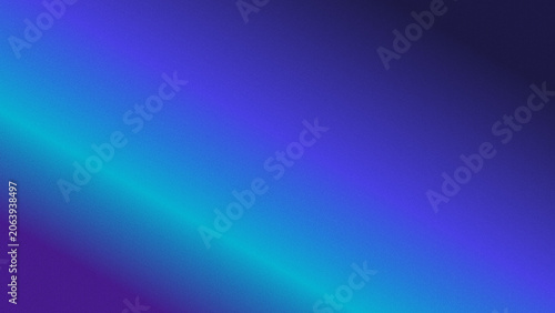 Blurry grain texture with gradient from deep purple to bright azure: Scripted Content Abstract Neon Luminescent Backdrop with Soft Noise Overlay and Vibrant Electric Diagonal Light Leak for Modern Dig