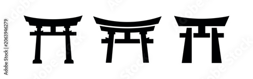 Foto Torii gate icons