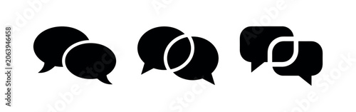 Photos Intersecting speech bubble icons
