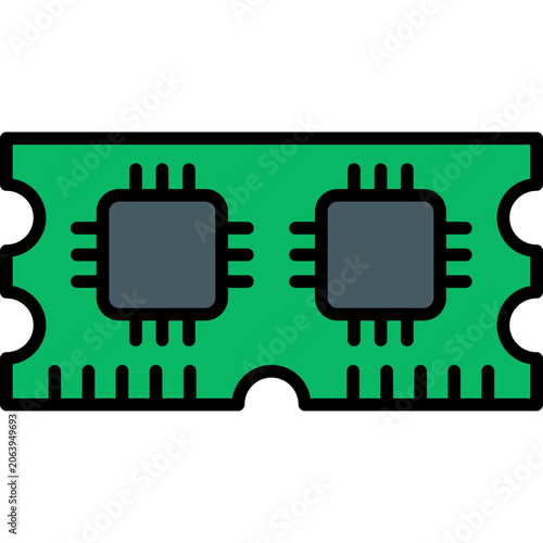 Foto Ram Memory Icon