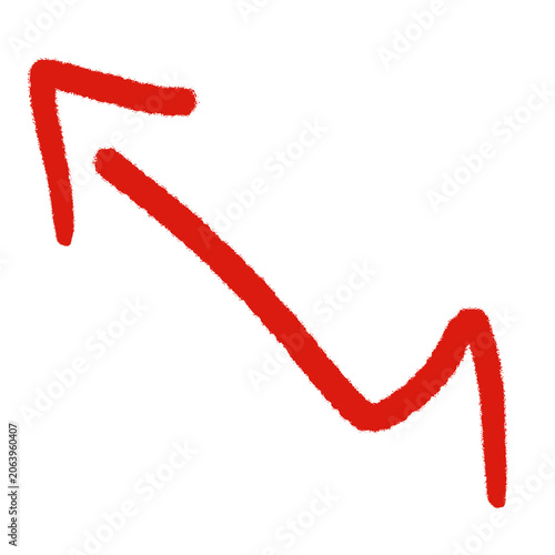arrow sign brush hand drawn icon 