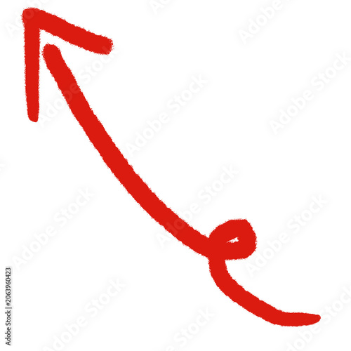 arrow sign brush hand drawn icon 