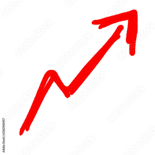 arrow sign brush hand drawn icon 