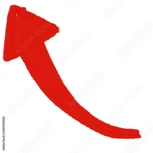 arrow sign brush hand drawn icon 
