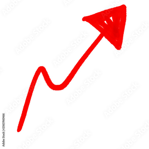 arrow sign brush hand drawn icon 