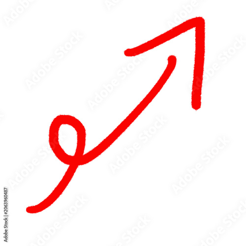 arrow sign brush hand drawn icon 