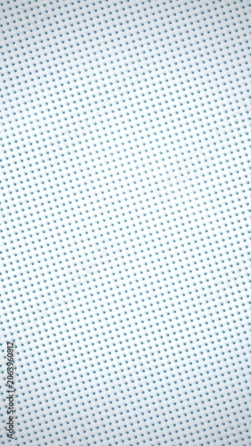 White background with repeating small blue dots pattern