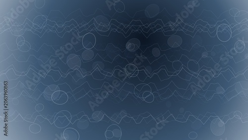 Abstract Blue Geometric Network Pattern Background