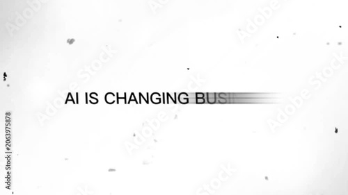 Blurry gray text on white background with speckles and stains