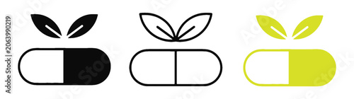 Photos Herbal capsule icon