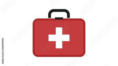First aid kit icon for medicine emergency help and medical assistance.
