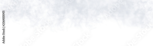 Schilderij op canvas White mist texture PNG creates a floating smoke effect