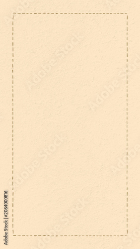 Dotted line frame iPhone wallpaper, beige design