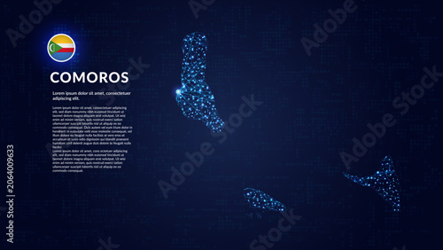 Photos Map of Comoros