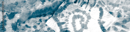 Canvastavla Dirty Abstract Drawing. Indigo Tye Die Isolated.