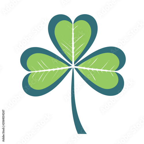 Blue and green butterfly vector illustration