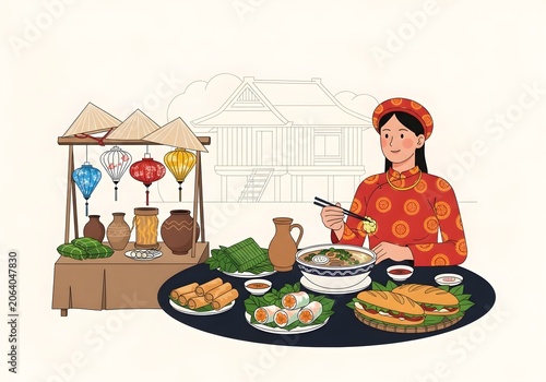 young woman cooking