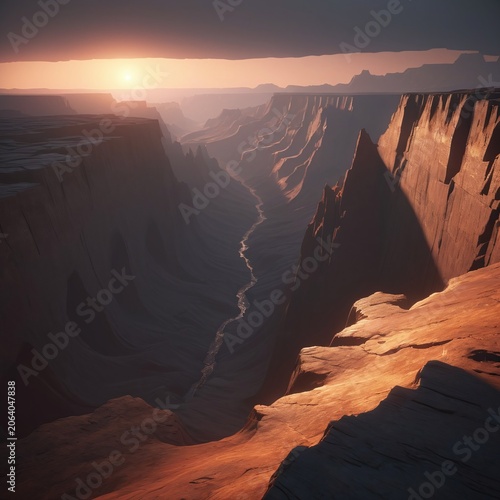 Widening chasm from foreground to horizon concept