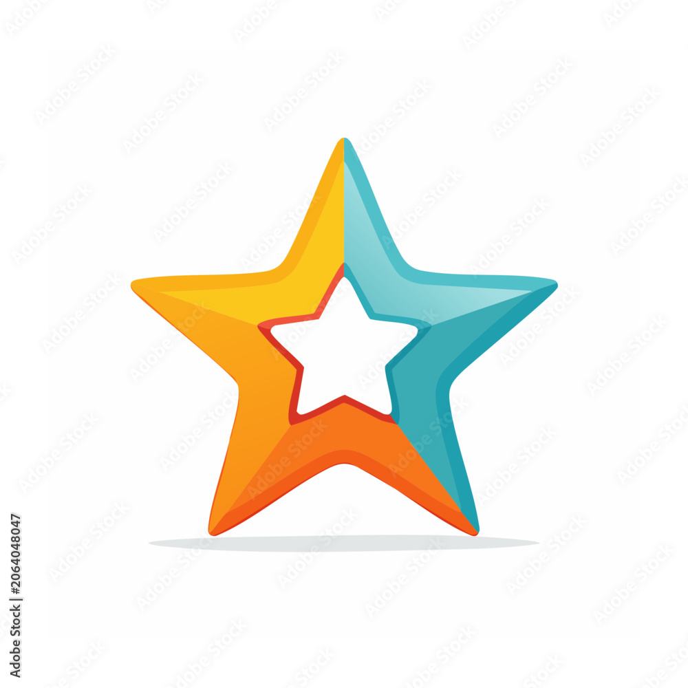 Fototapeta premium Flat design paper airplane vector