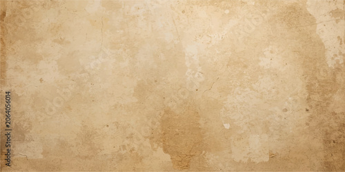 Fotografie Old vintage grunge paper texture background with aged parchment worn antique sur