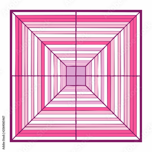 Pink and Purple Geometric Square Pattern