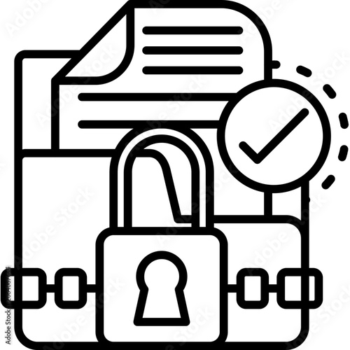 Confidential Source Line Icon